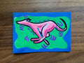 Sighthounds in Color - Pink on Green